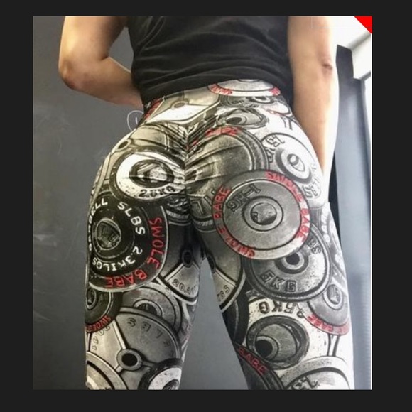 Abs2bFitness Pants - Abs2bFitness Swole Babe scrunch booty leggings